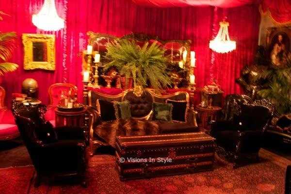 French Velvet Canopy Bar (side view)