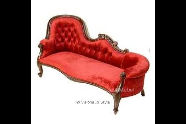Red Chaise Lounge