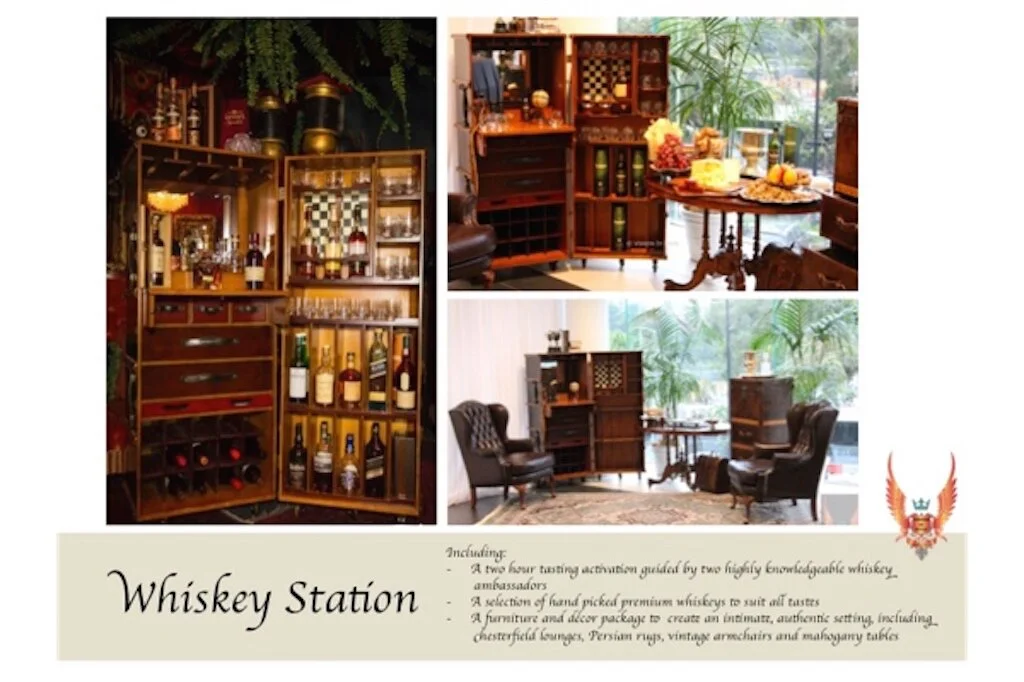 Whiskey Tasting Stations