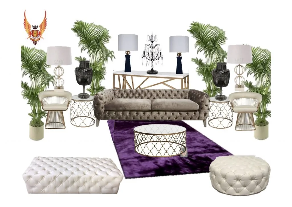 ” White Modern Mood Board “