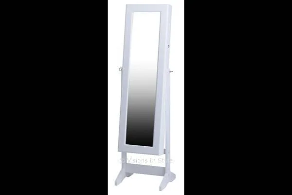 White Cheval Mirror