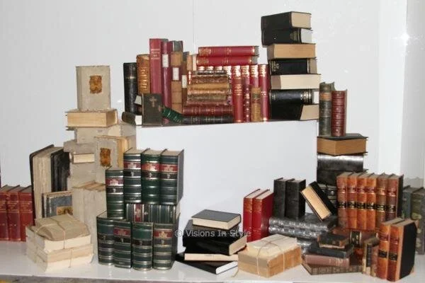 Assorted Leather-bound Books