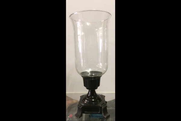 Black Hurricane Lamp