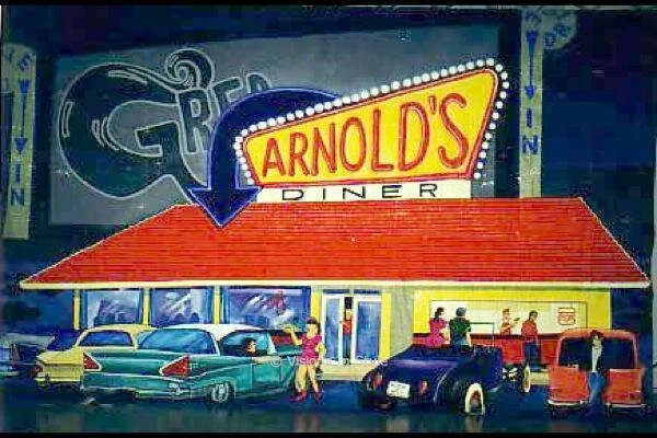 1950s Diner Backdrop