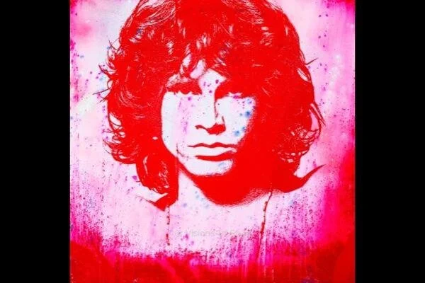 Jim Morrisson Pink &amp; Red