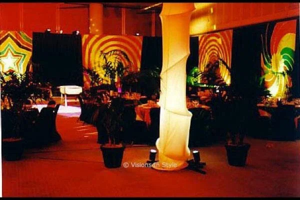 1970s Ground Supported Lycra Lamps