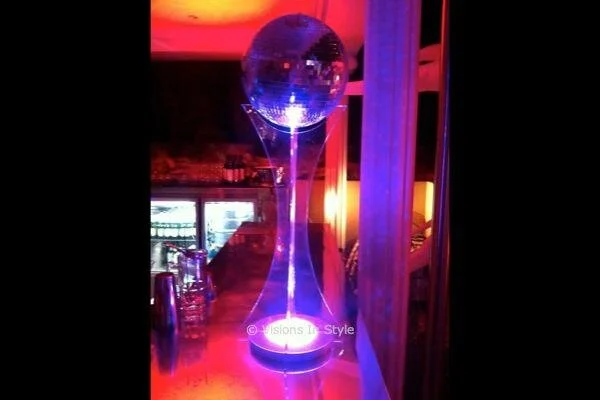 Elevated Up-Lit Disco Ball