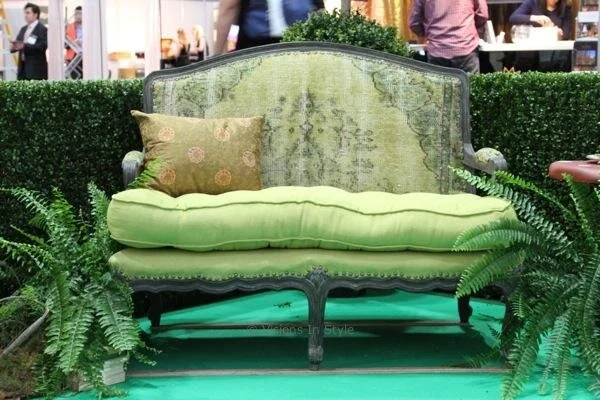 Vienna Upholstered Couch Green