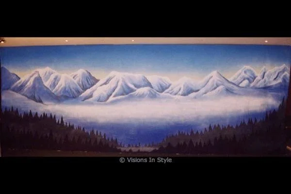 Snowy Mountains Backrop
