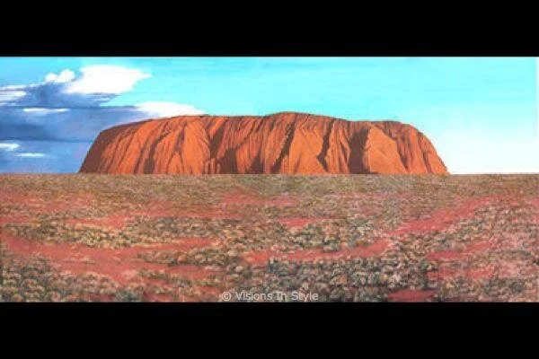 Australiana Ayres Rock Backdrop 1