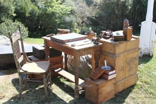 Gold Miners Desk and Accessories