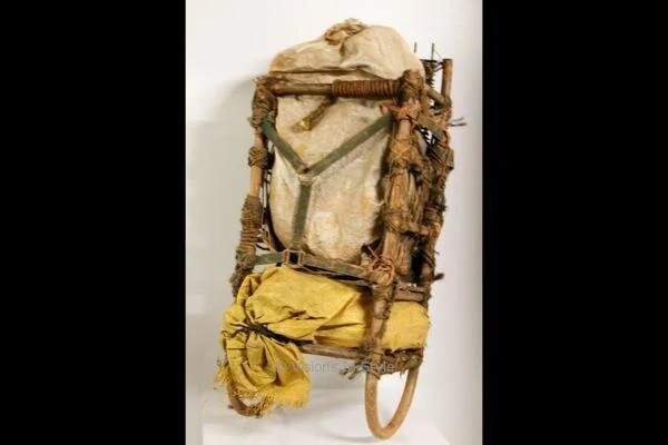 Vintage Wood Frame Backpack