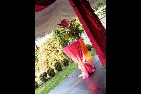 Pink Buddha Bar High Bar Table Cloths