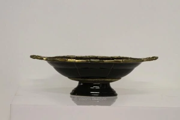 Black &amp; Gold Platter