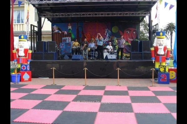 Outdoor Stage with Soft Matt Dance Floor