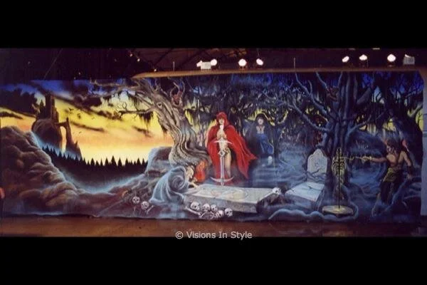 Fantasy Devil Woman Backdrop