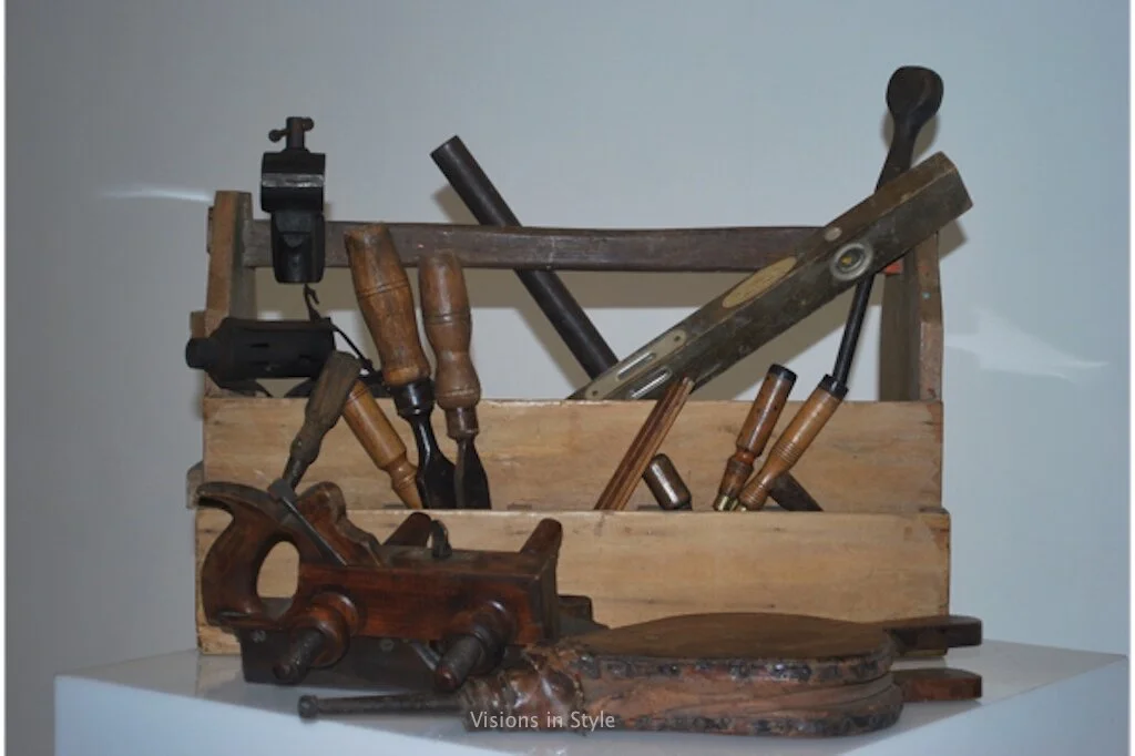 Vintage Tool Box with Tools