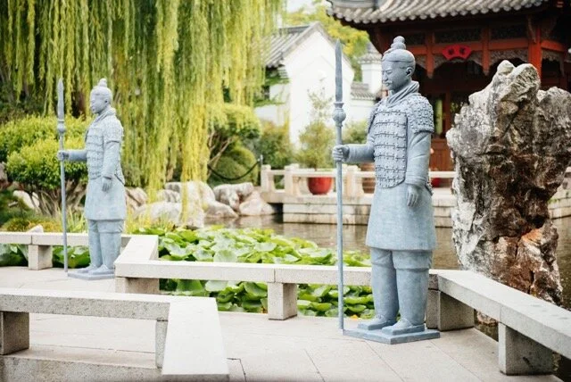 Temple Warrior Statue