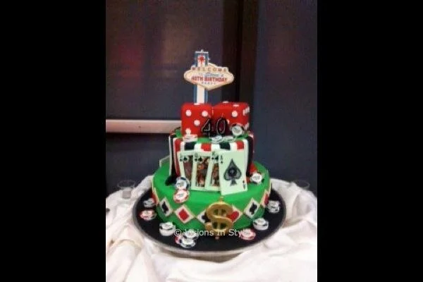 Casino Styled Cake
