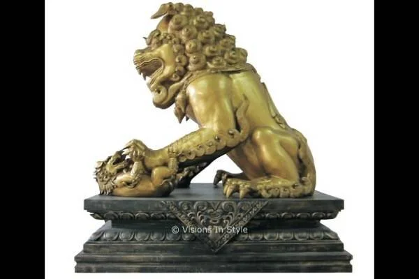 Lifesize Chinese Foo Dog Statue