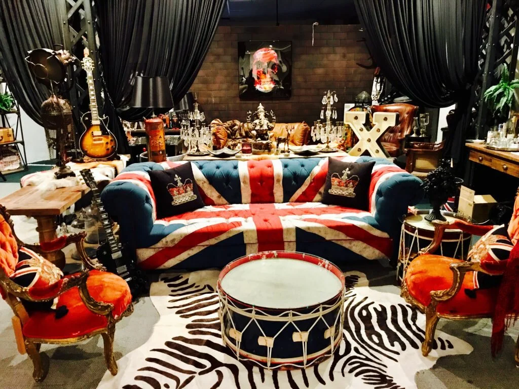 Union Jack/ Rock Eclectic Lounge Area