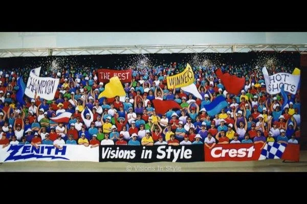 Cheering Crowd Backdrop 1