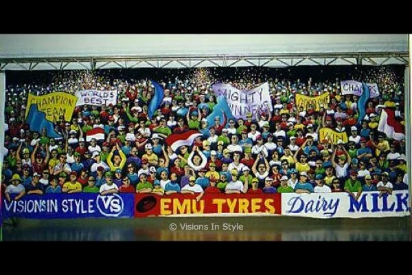 Cheering Crowd Backdrop 2