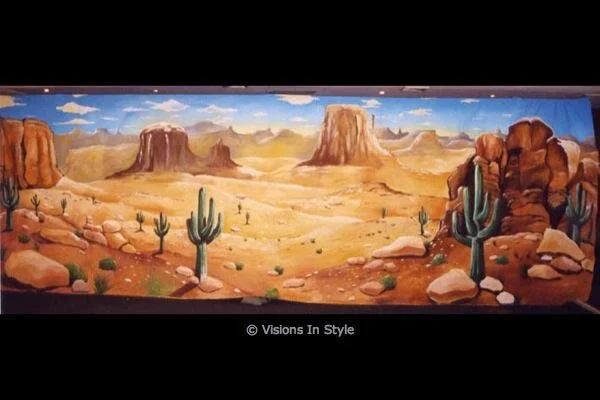 Western Cactus Backdrop