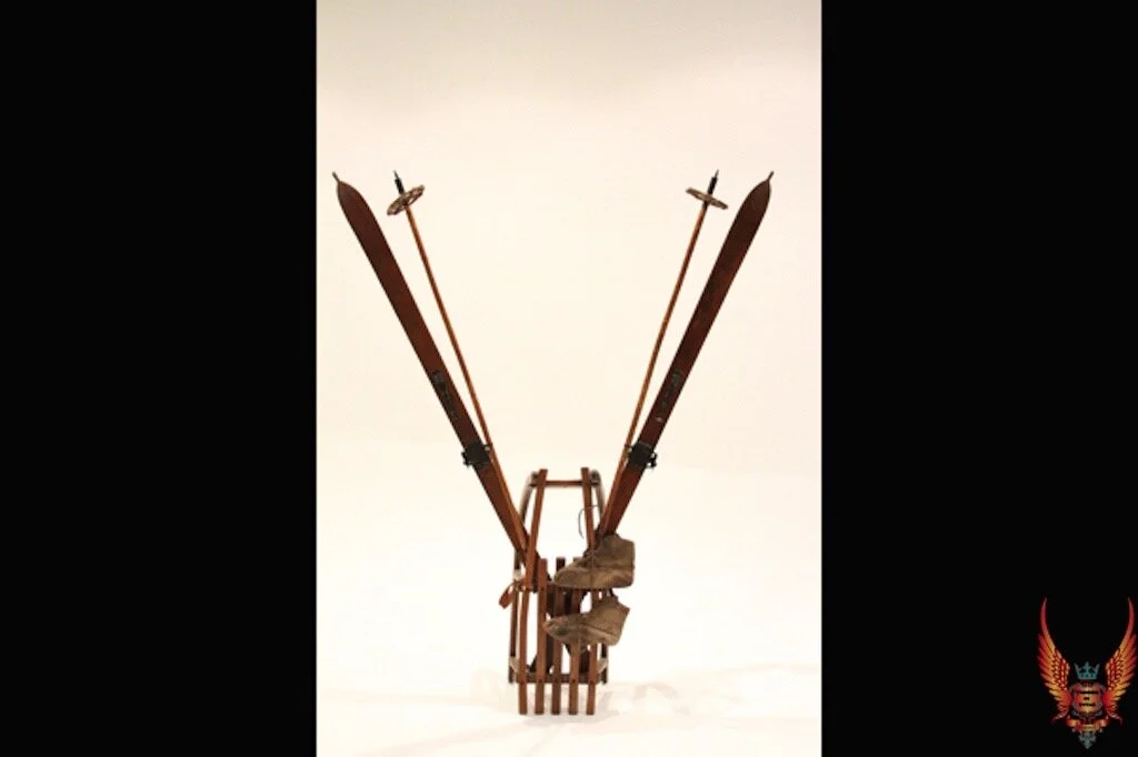 Vintage Ski Display
