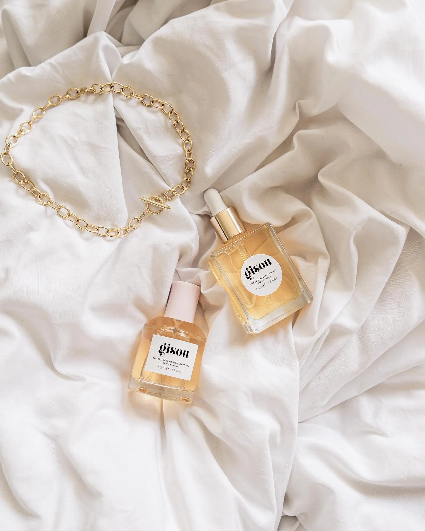 My hair journey has always been such a struggle. I have like weird frizzy dry hair which I aspire to be silky and straight but it&rsquo;s more just like ... thick and everywhere. Lately I&rsquo;ve been trying this Honey Infused Hair Oil from @gisou a