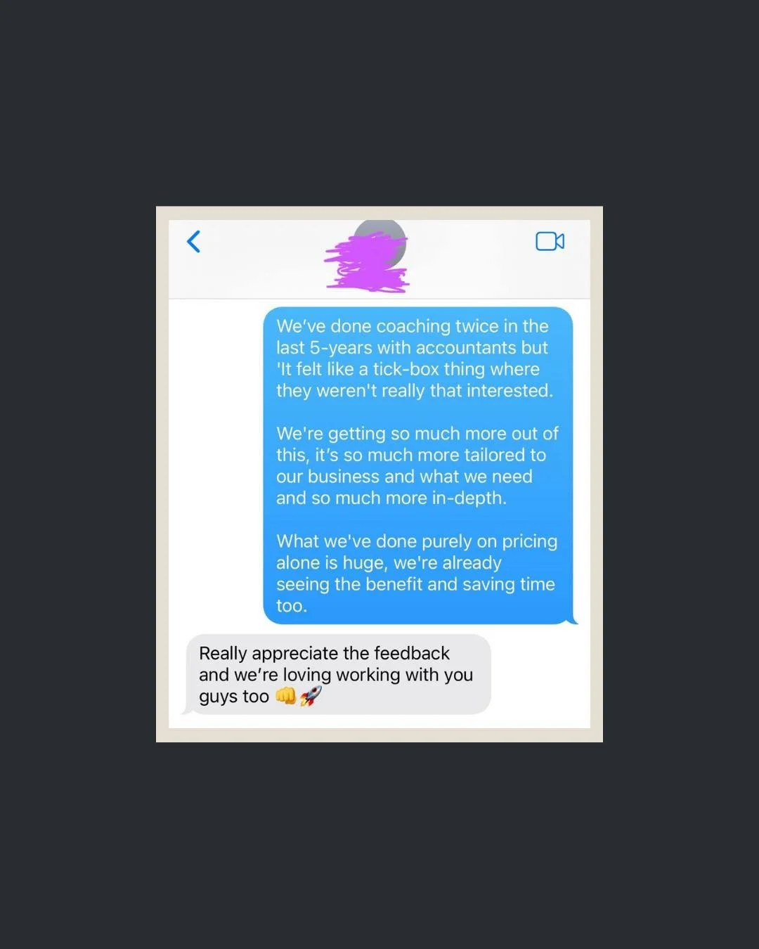 We&rsquo;ve tested, tweaked, and refined our coaching approach - and we&rsquo;re bloody proud of it!

Our clients' numbers tell part of the story ... but messages like this? 
They tell us we&rsquo;re hitting the mark 👊.

We have a single spot left i