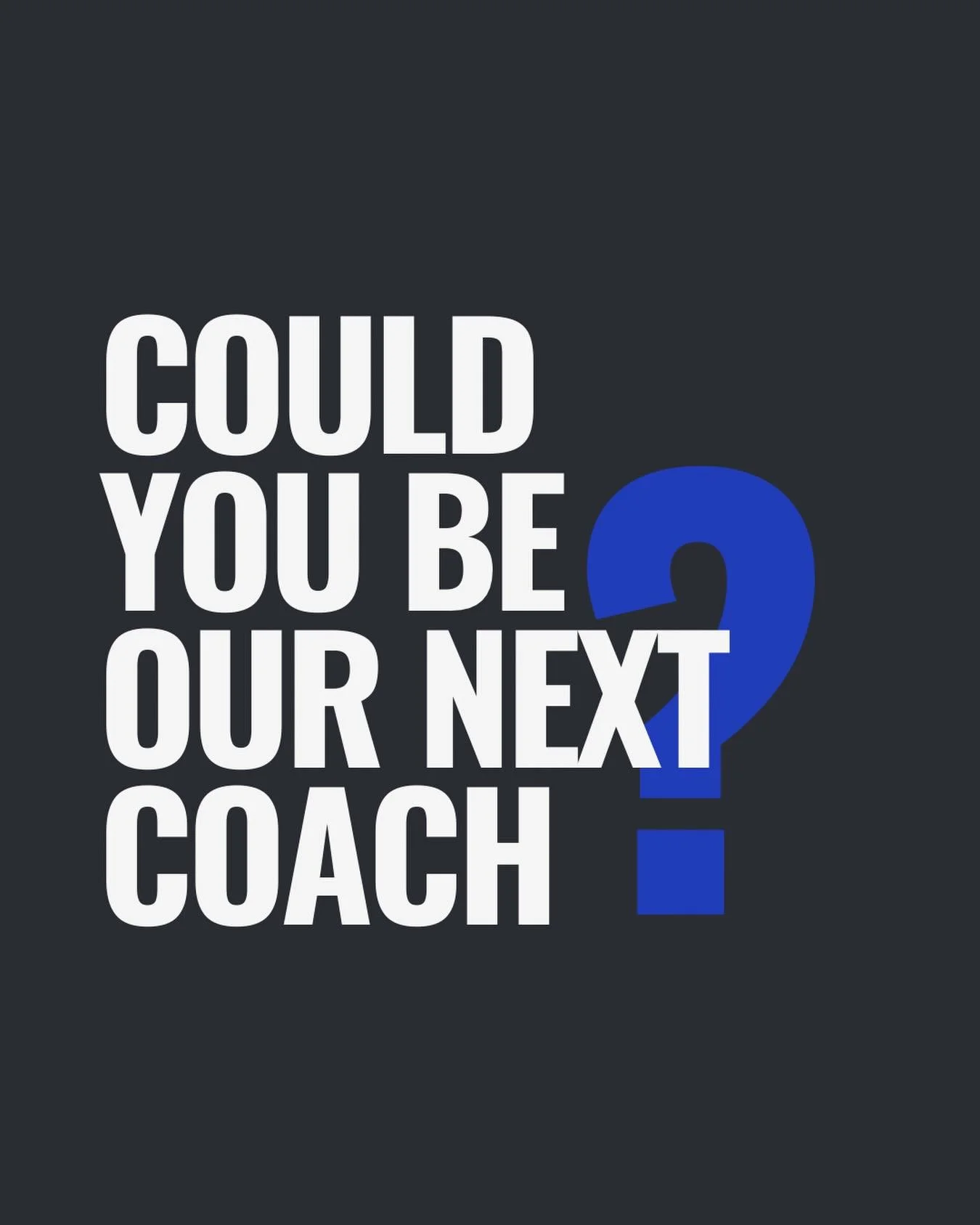 We&rsquo;re looking for someone special to join our coaching team. 🥷

Could that be you? Or someone you know?

More than ever CHCH business owners are putting their hand up for external input. 🙋 

But we&rsquo;ve hit capacity - and we want to be ab