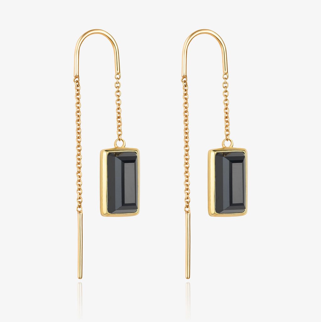 Threader Earrings by Rock and Raw
