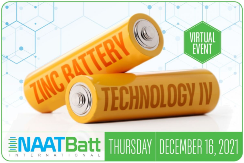 NAATBatt Zinc Battery Technology Workshop IV
