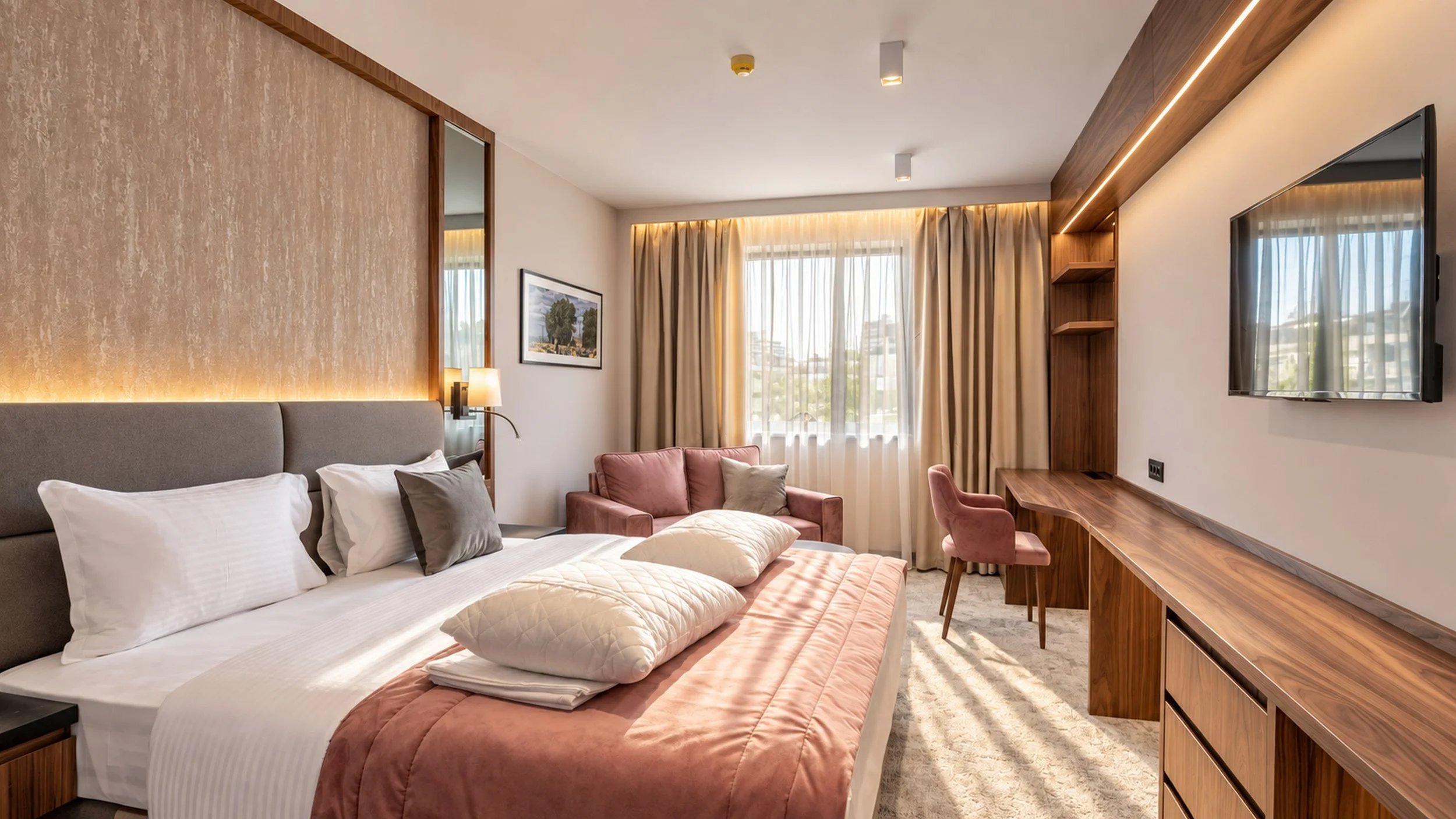 Warm sunlit hotel bedroom (1).jpg