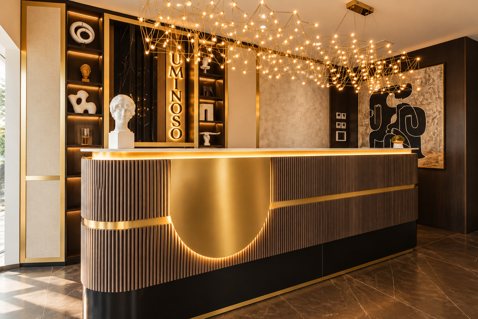 Luxury Lobby Reception with Golden Chandelier.png