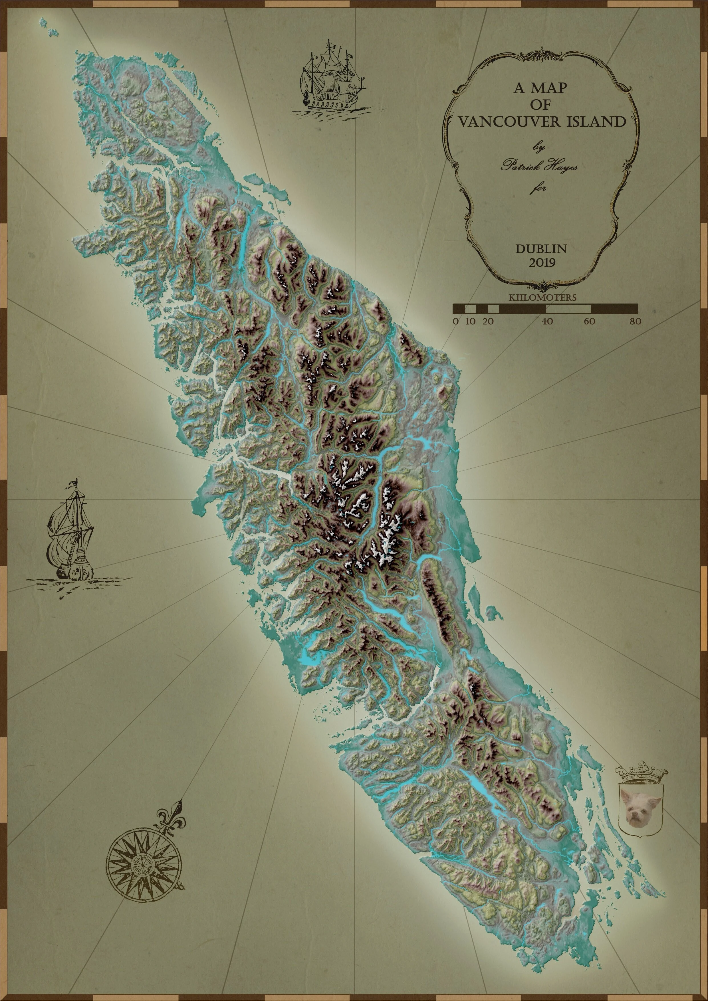 Map of Vancouver Island