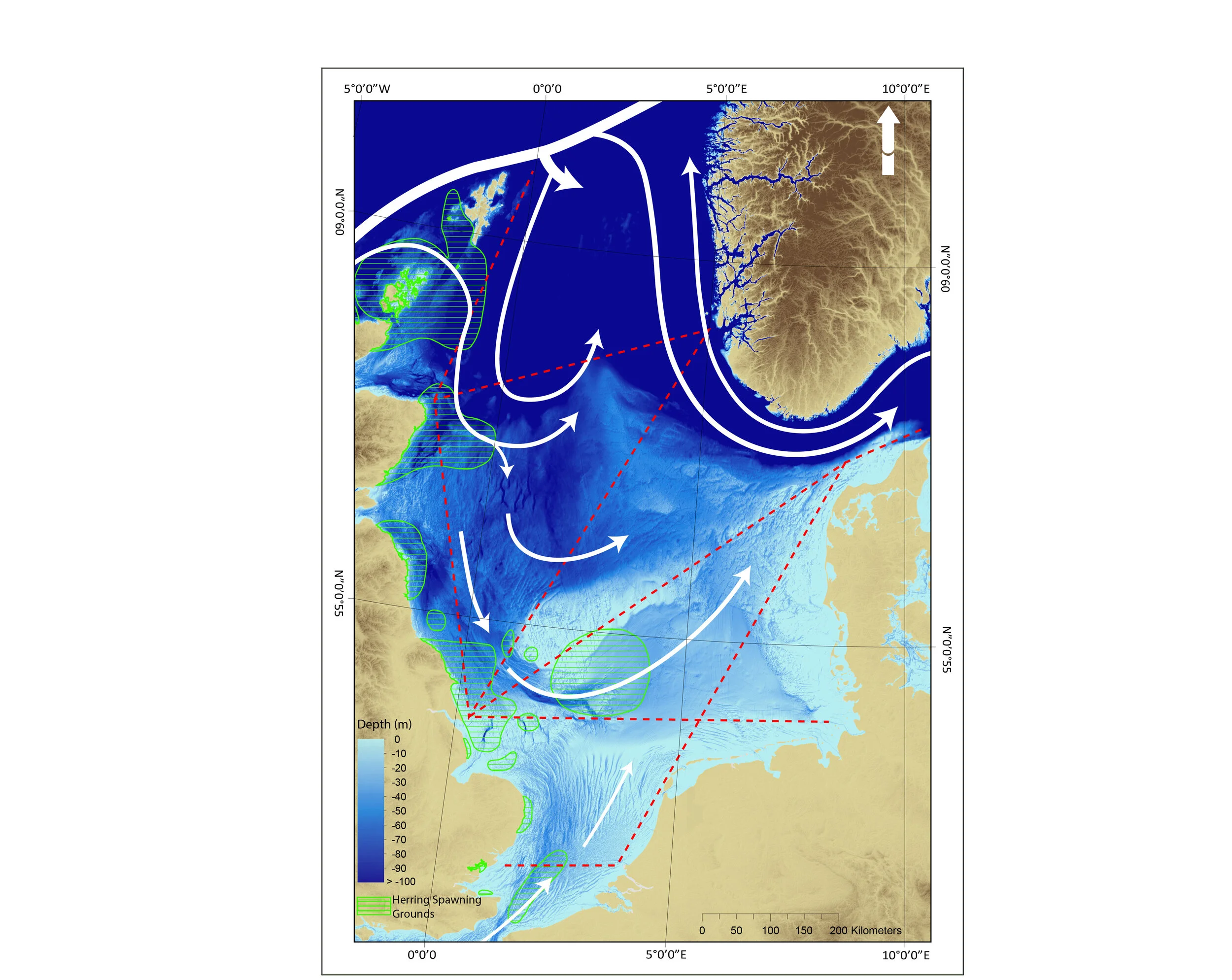 Ocean Currents of the North Sea