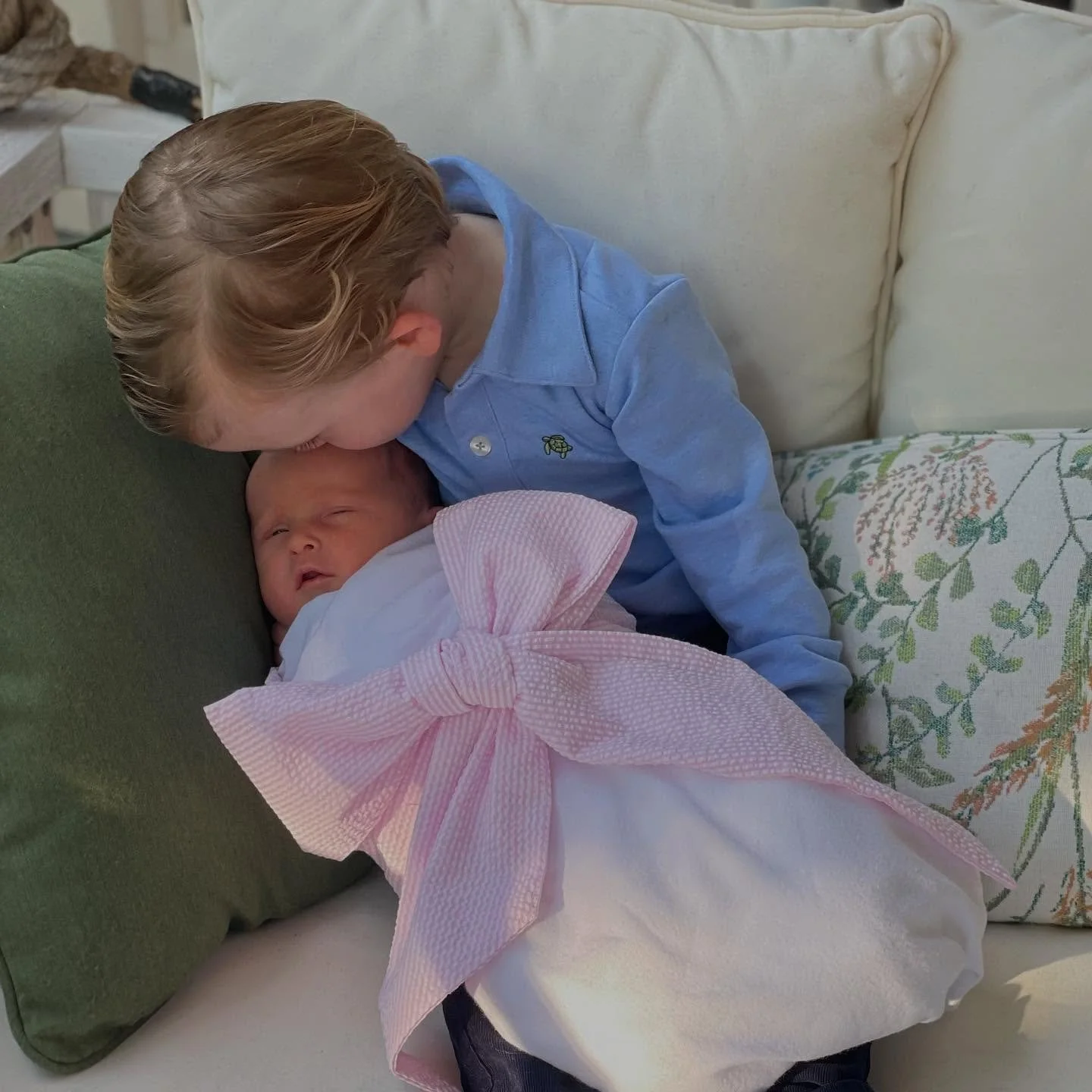 🎀 Best Gift Ever 🎀 

Christmas came early in our house with the arrival of our baby girl, Pemberley. Her big brother has reported for duty! We slowed down this fall with the anticipation of our sweet new arrival and have been soaking up all of the 