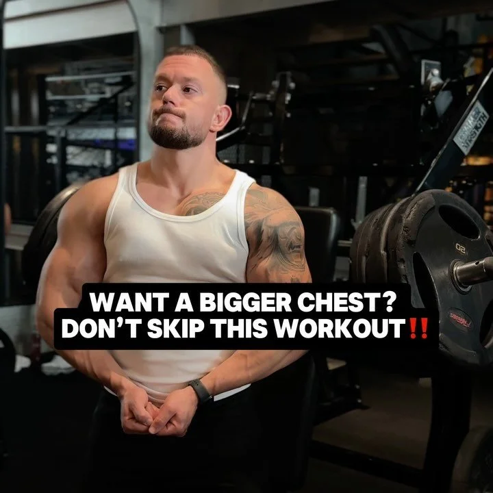 All-round chest workout with just 4 exercises to maximise growth! 💪

1️⃣ Hammer Plate Press Incline &ndash; 2-3 warm-up sets, 3 working sets, 8-10 reps

2️⃣ Barbell Incline Press &ndash; Chest is warmed up, so we&rsquo;ll do 3 working sets, 5-8 reps