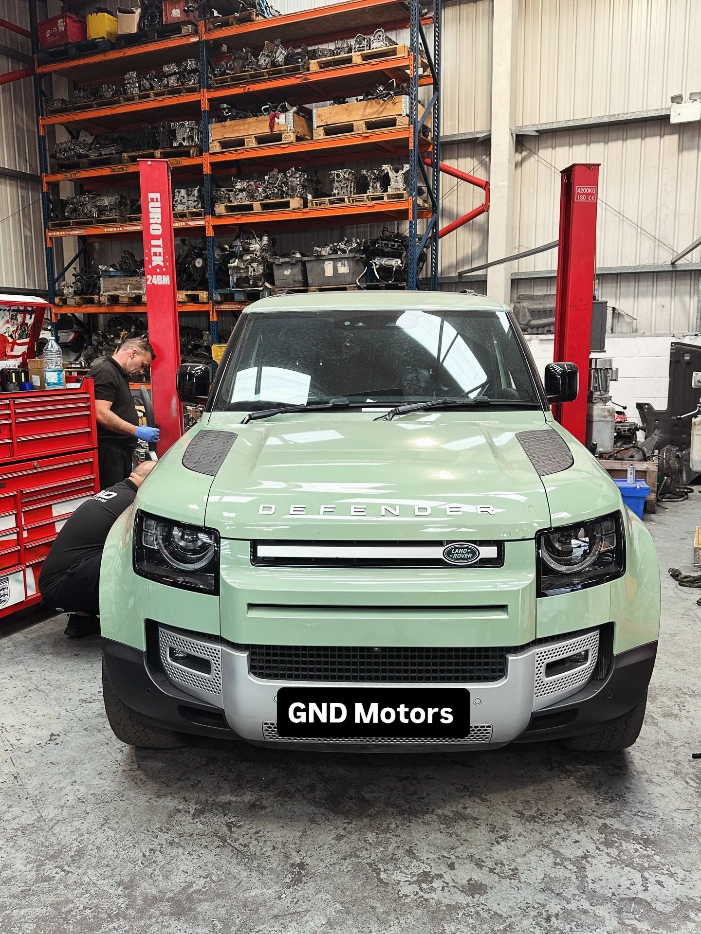 Land Rover Defender 75TH  D300 inline six-cylinder engine reconditioning ☑️ 
For all your enquiries give us a call.
📱 07809350024
#gndmotors #landrover #defender