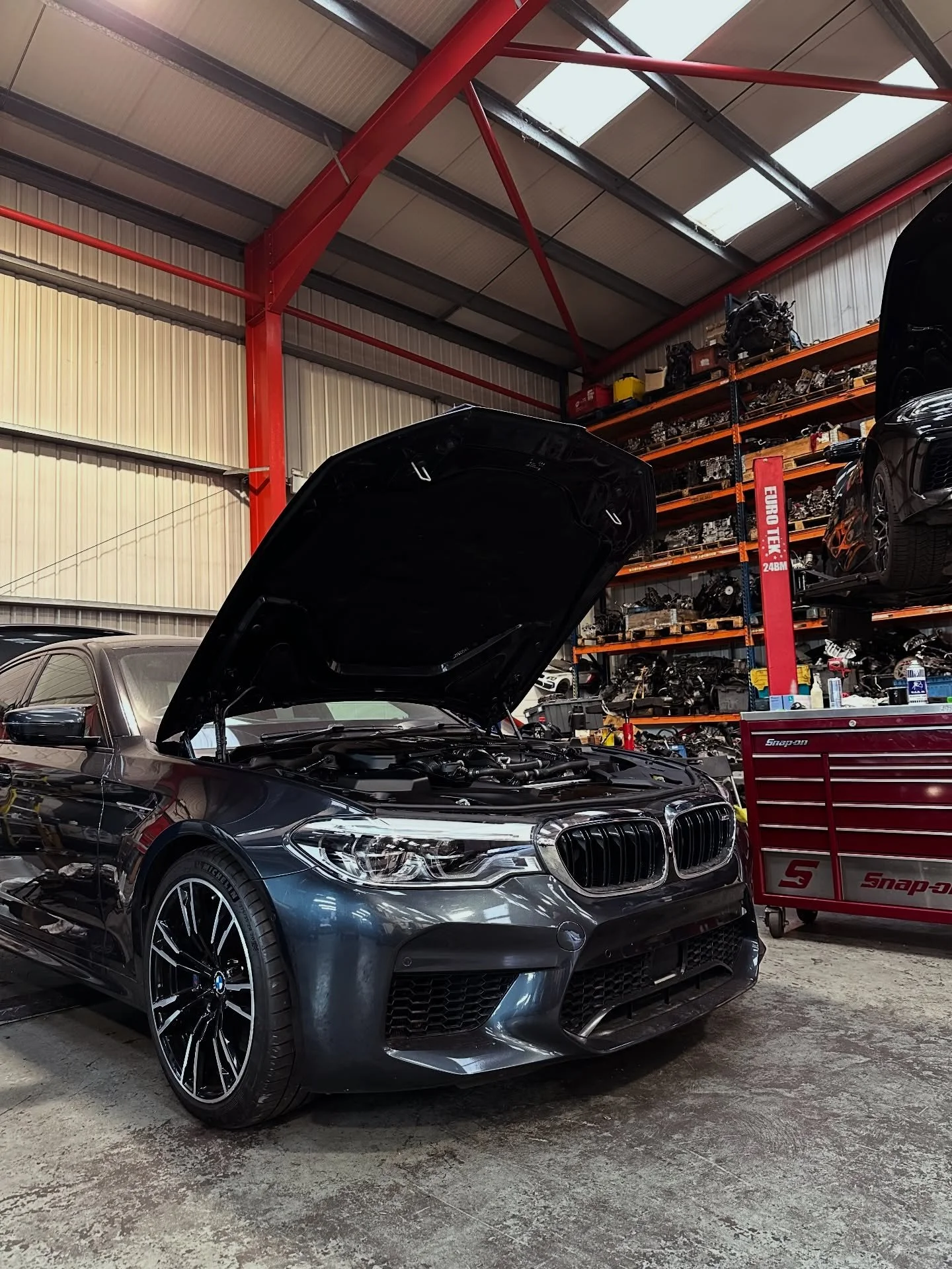 BMW M5 F90 fitted with our stock option reconditioned engine (brand new cylinder block) 🔝😉

Check out the catastrophic damage on this one 👀 in the photos and videos! Fortunately, it's back on the road and we've done the run-in oil change just a fe