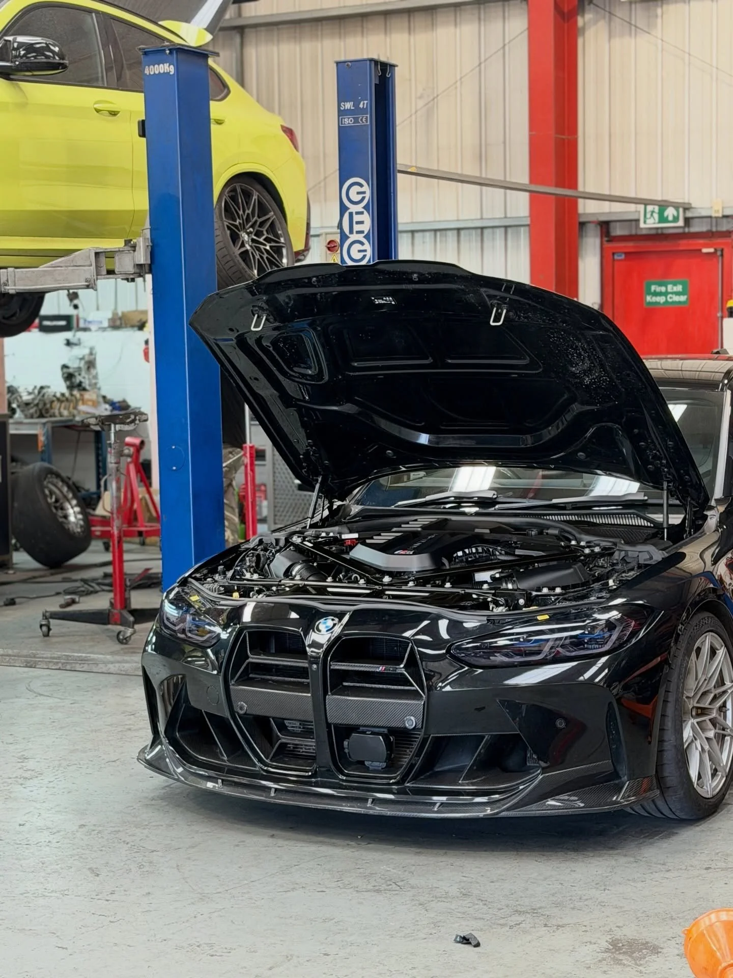 BMW M3 G81 S58 powered was in for our Stage 1 engine build💪 

Thanks to the owner @g80who for choosing and trusting us for his build 🚀

This build contains the following: 

1.@italian_rods_pistons Gold line rods and pistons 
2.ARP Custom age 625+ h