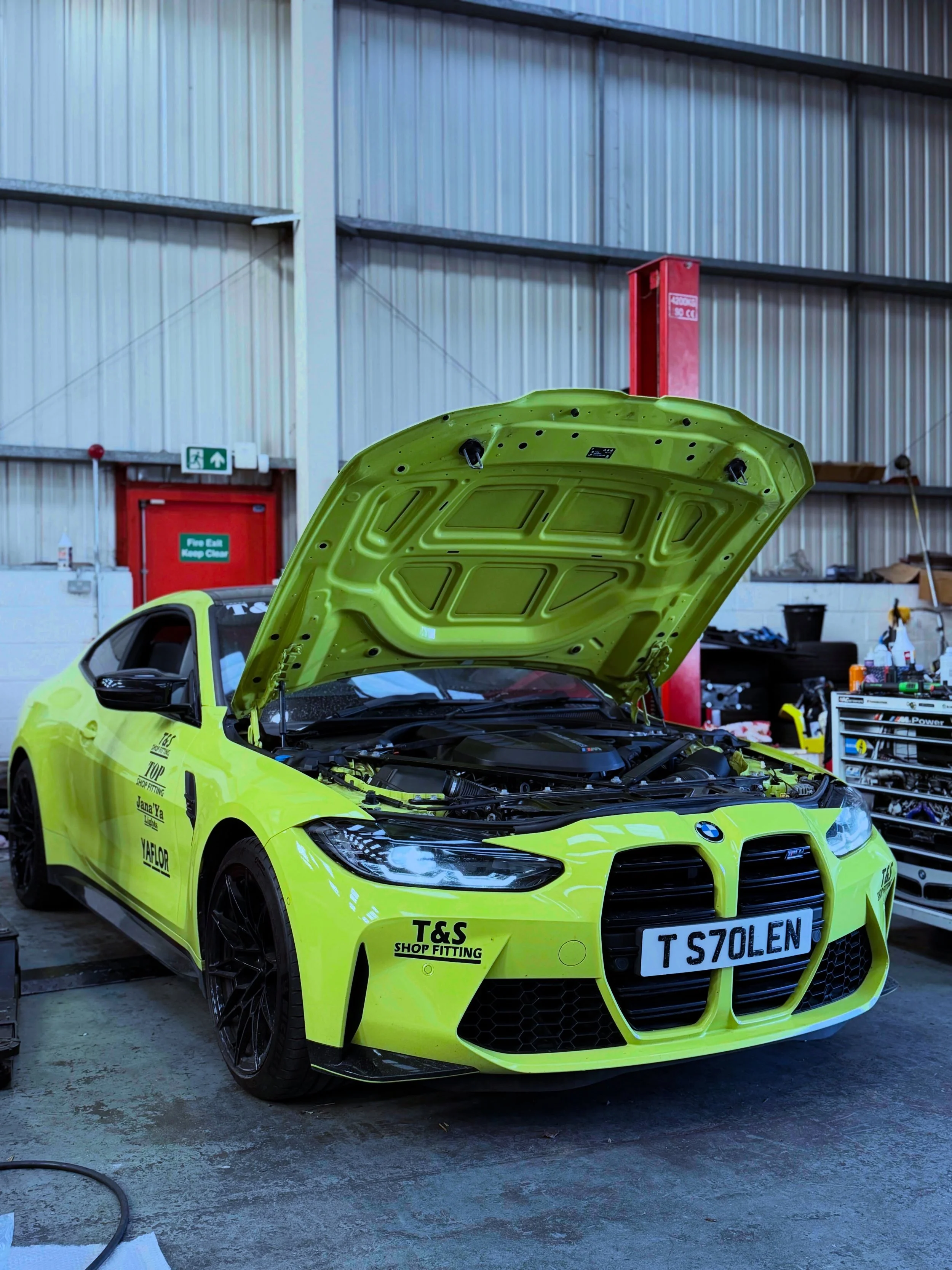 BMW M4 G82 S58 xDrive Was in for some work 💪

@femtoevo ECU Unlock 🔓 ✅
@irl_llc 3.5&rdquo; Downpipes and V2 modular titanium midpipe supplied by @partspluguk 👊
Tuned by @utkunoaperformance 📈 via @mhd.tuning 

For all your enquiries give us a shou
