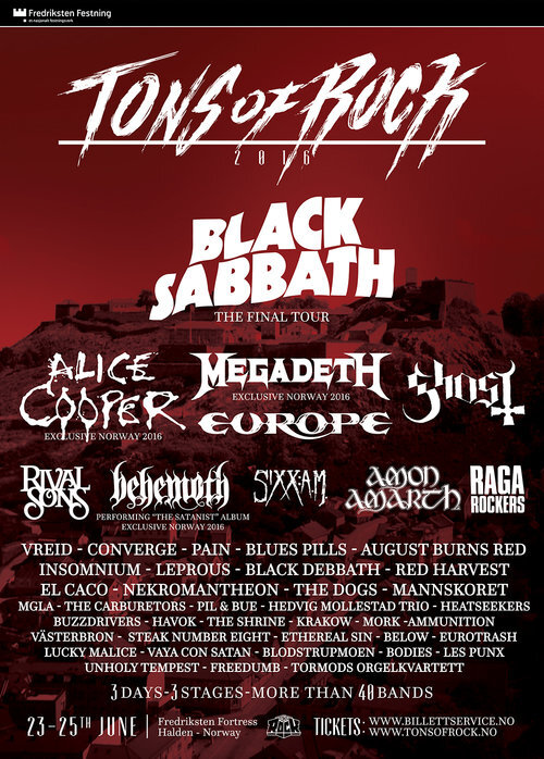 Norges største rock- og metalfestival — Tons of Rock