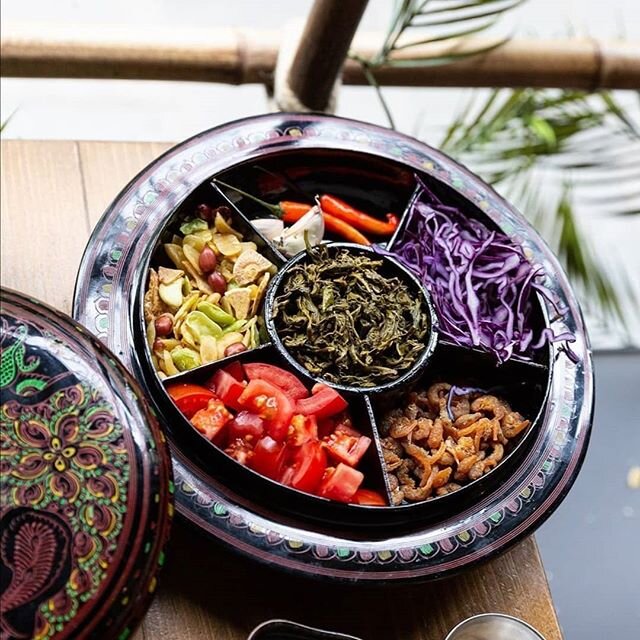 Burmese cuisine is not regularly seen on the London restaurant scene but Lahpet is paving the way.

Pictured here is the traditional Tea Leaf Salad, also known as Lahpet Thohk. Burmese cuisine takes influence from its neighbouring countries of India,