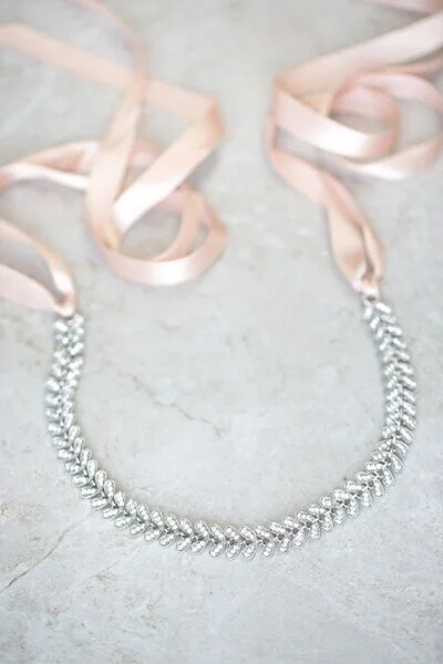 Leaf Crystal Headpiece 