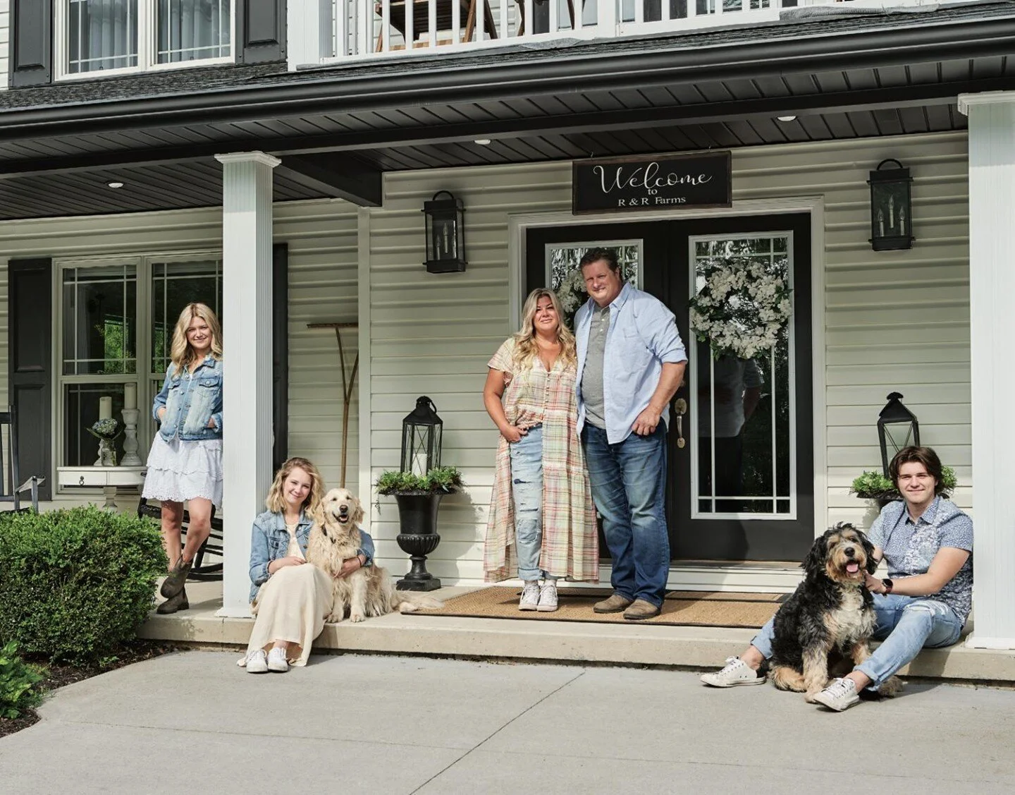 "When Annie Rive and Robert Rolfe began searching for a house for their blended family of five, they knew they wanted a homestead. This vision of home became a reality when they stumbled upon a 3,400 sq. ft. farmhouse on four acres of land in ru
