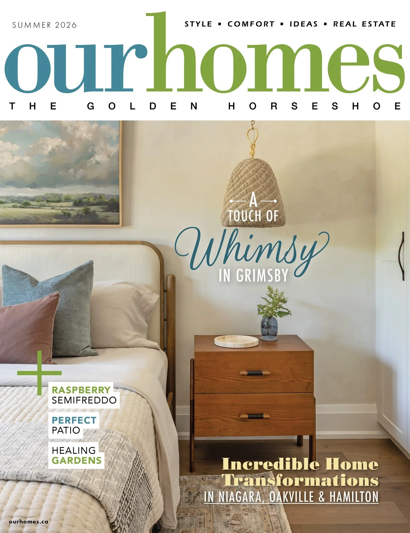 ☀️Summer is here, and so is our stunning new issue for The Golden Horseshoe area.🏠️ Dive into the beauty of living with breathtaking backyard landscaping, jaw-dropping interiors, mouthwatering summer recipes, along with the latest trending decor ide