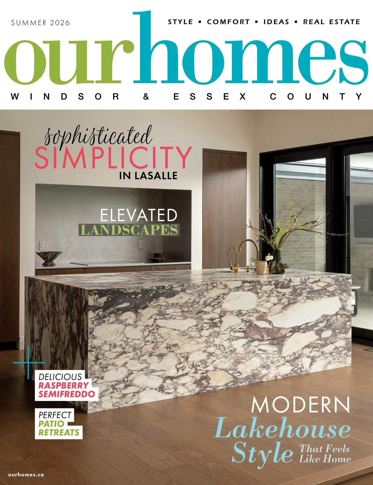 ☀️The gorgeous Summer Issue for Windsor &amp; Essex County is arriving at local newsstands, design showrooms, and retail outlets. Inside, you'll find beautiful backyards, impressive interior and exterior design philosophy, delicious seasonal recipes,